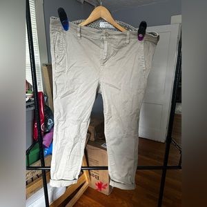 Torrid Army Green Cropped Pants | size 14